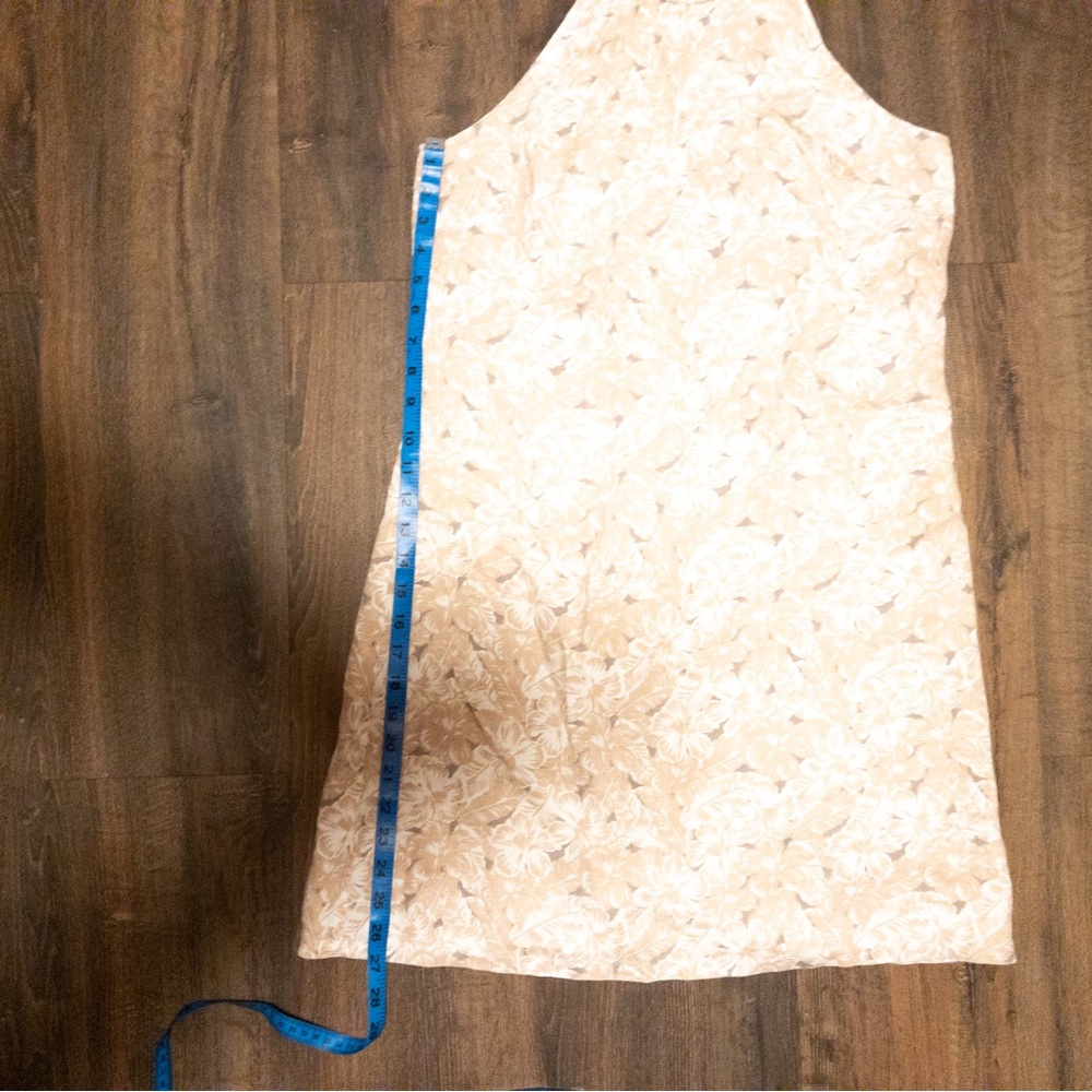 Tommy Bahama Beige Floral Halter Neck Mini Dress - Picture 14 of 15